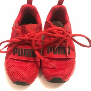 Toddler Red Puma Sneakers